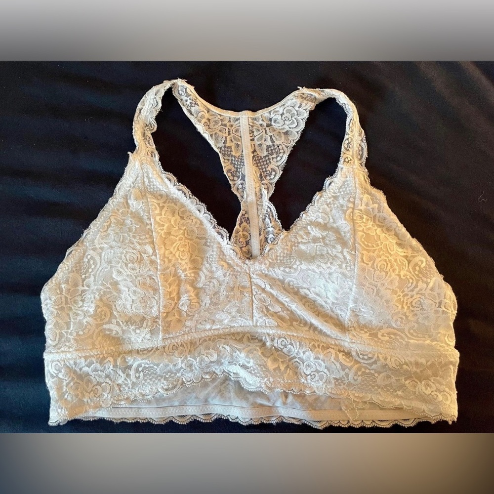 White bralette